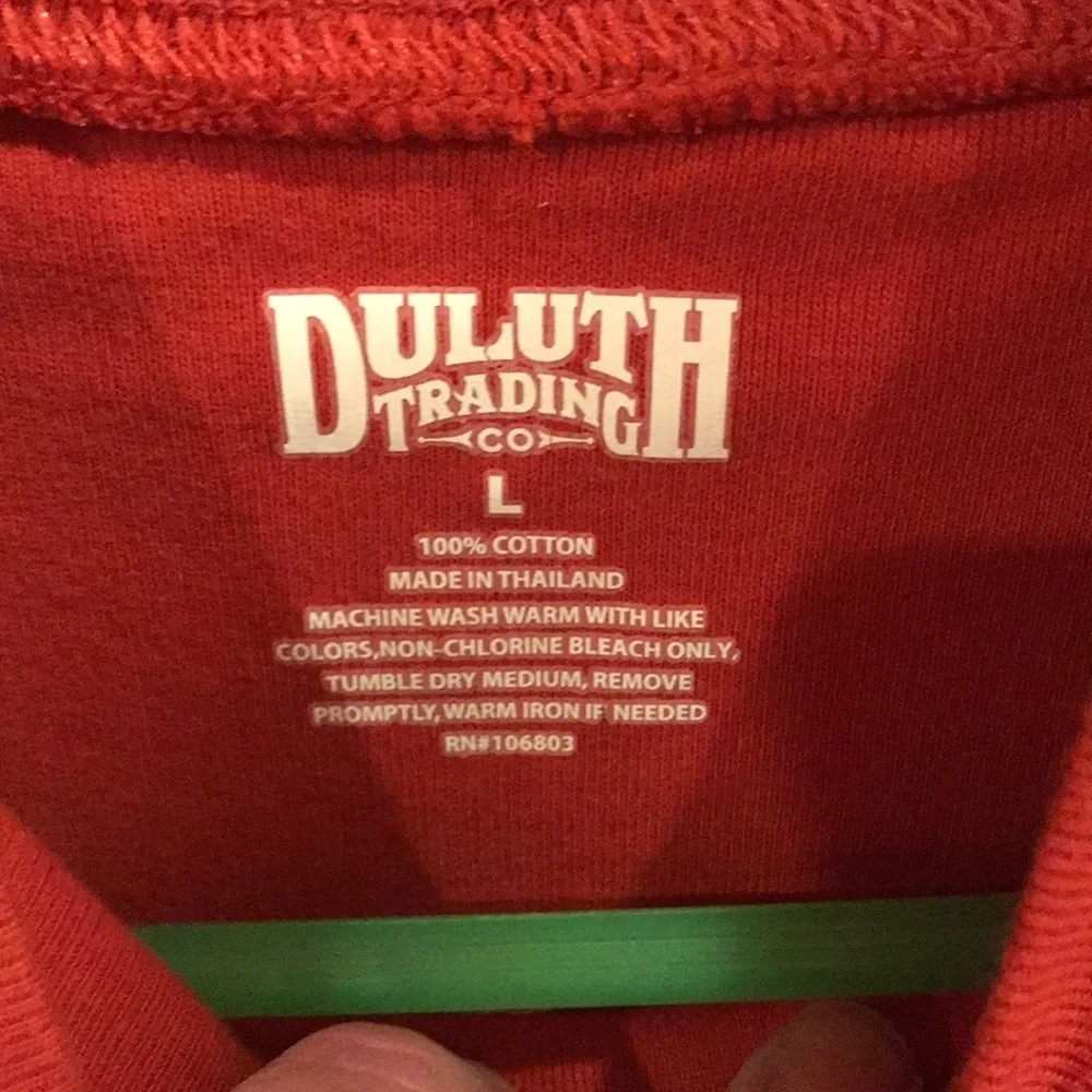Duluth Trading Co Mock Turtleneck Short sleeve - Picture 2 of 3